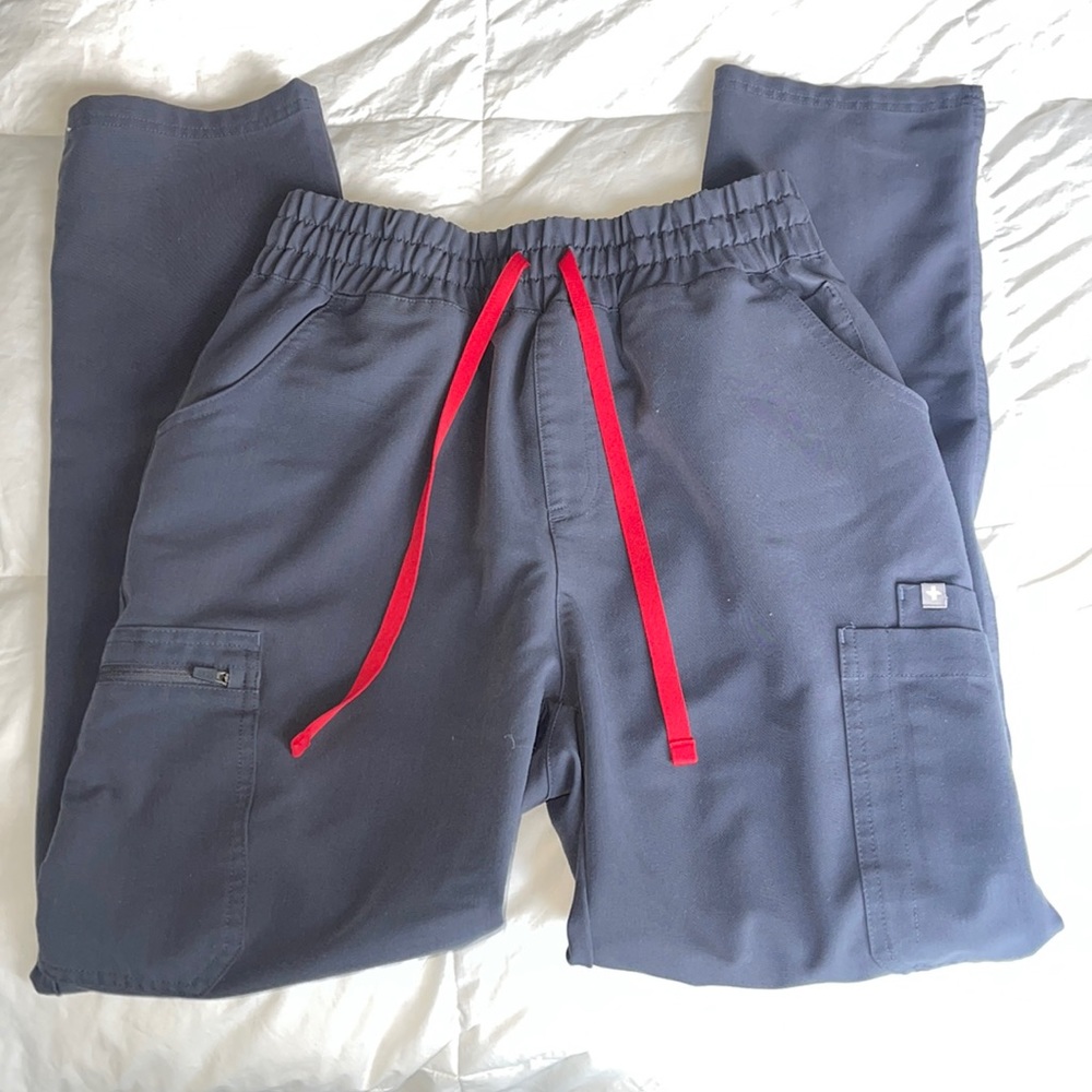 Figs high waisted straight leg